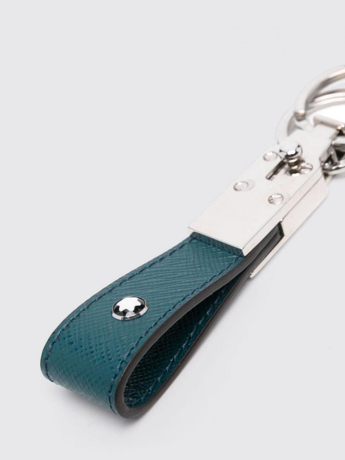 keyring montblanc men color blue