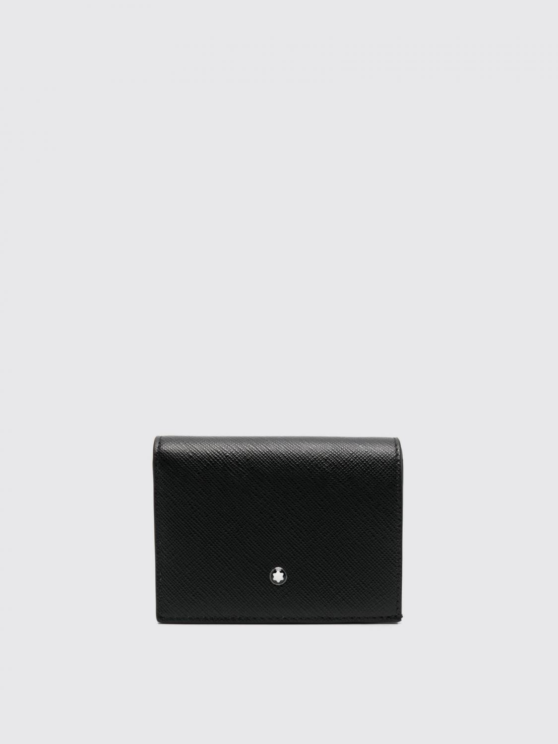 wallet montblanc men color black