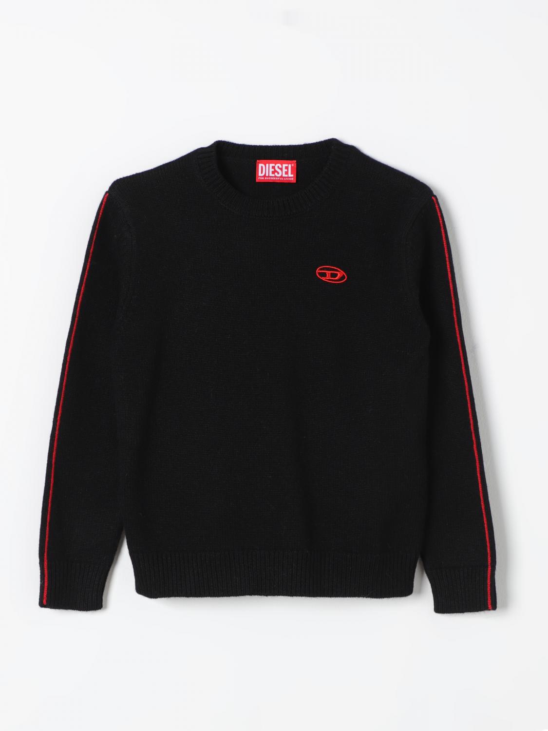 Shop Diesel Sweater  Kids Color Black In Schwarz