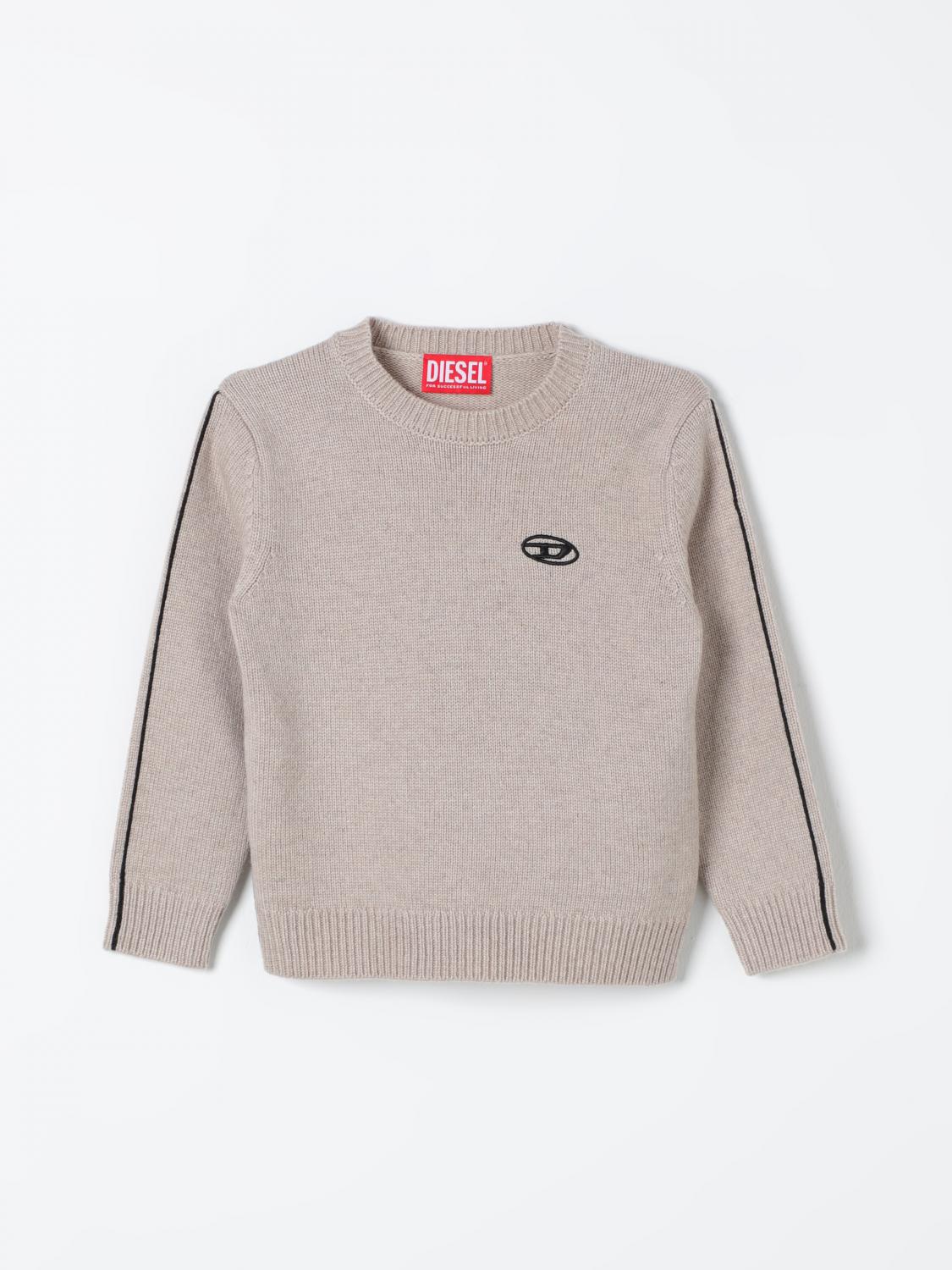 Shop Diesel Sweater  Kids Color Sand