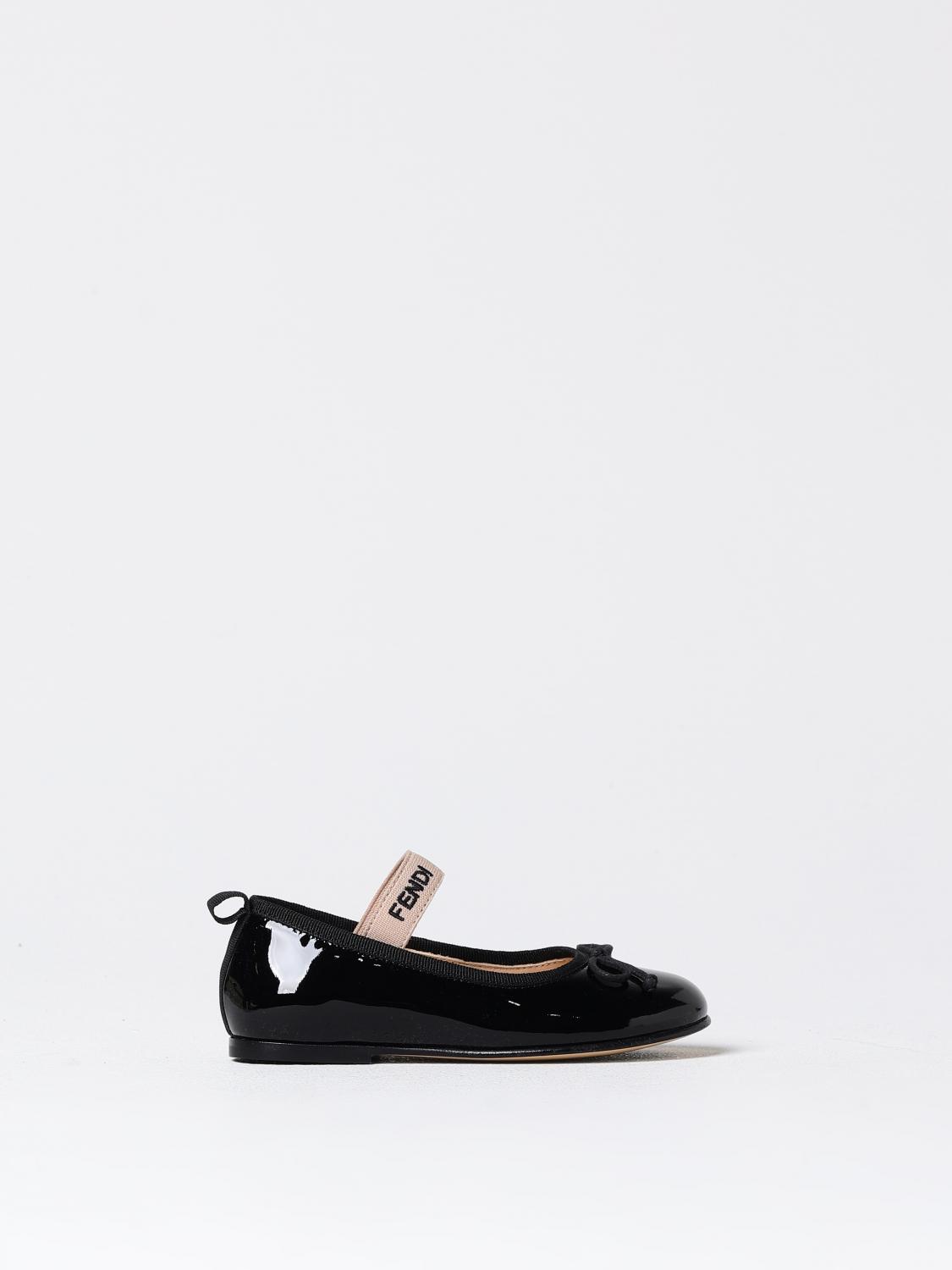 Shop Fendi Shoes  Kids Color Black In Schwarz