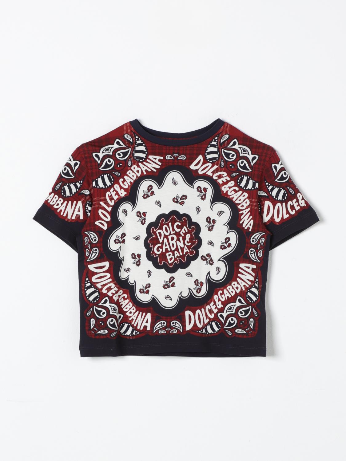 Shop Dolce & Gabbana T-shirt  Kids Color Brown In Braun