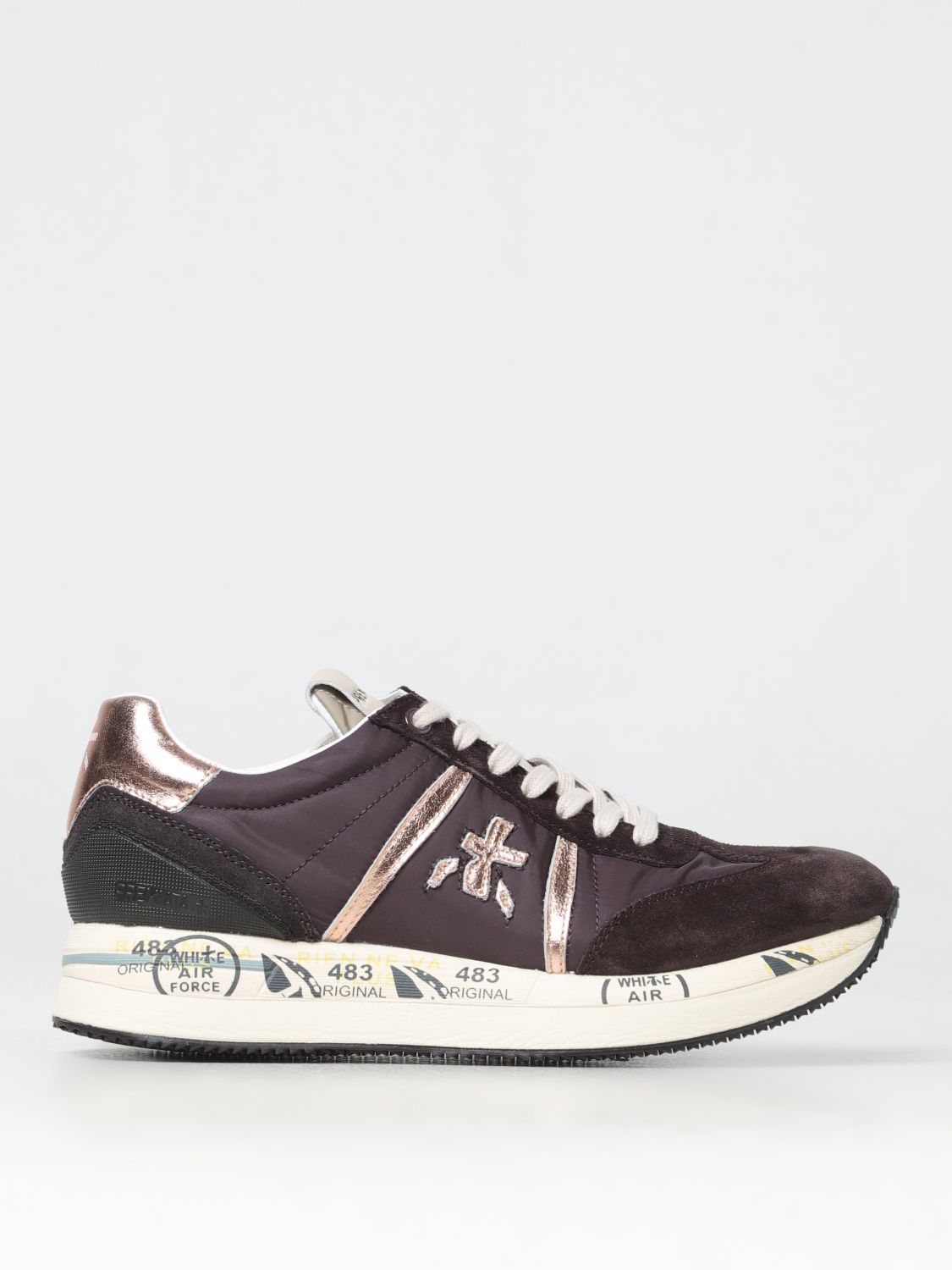 Shop Premiata Sneakers  Woman Color Black In Schwarz