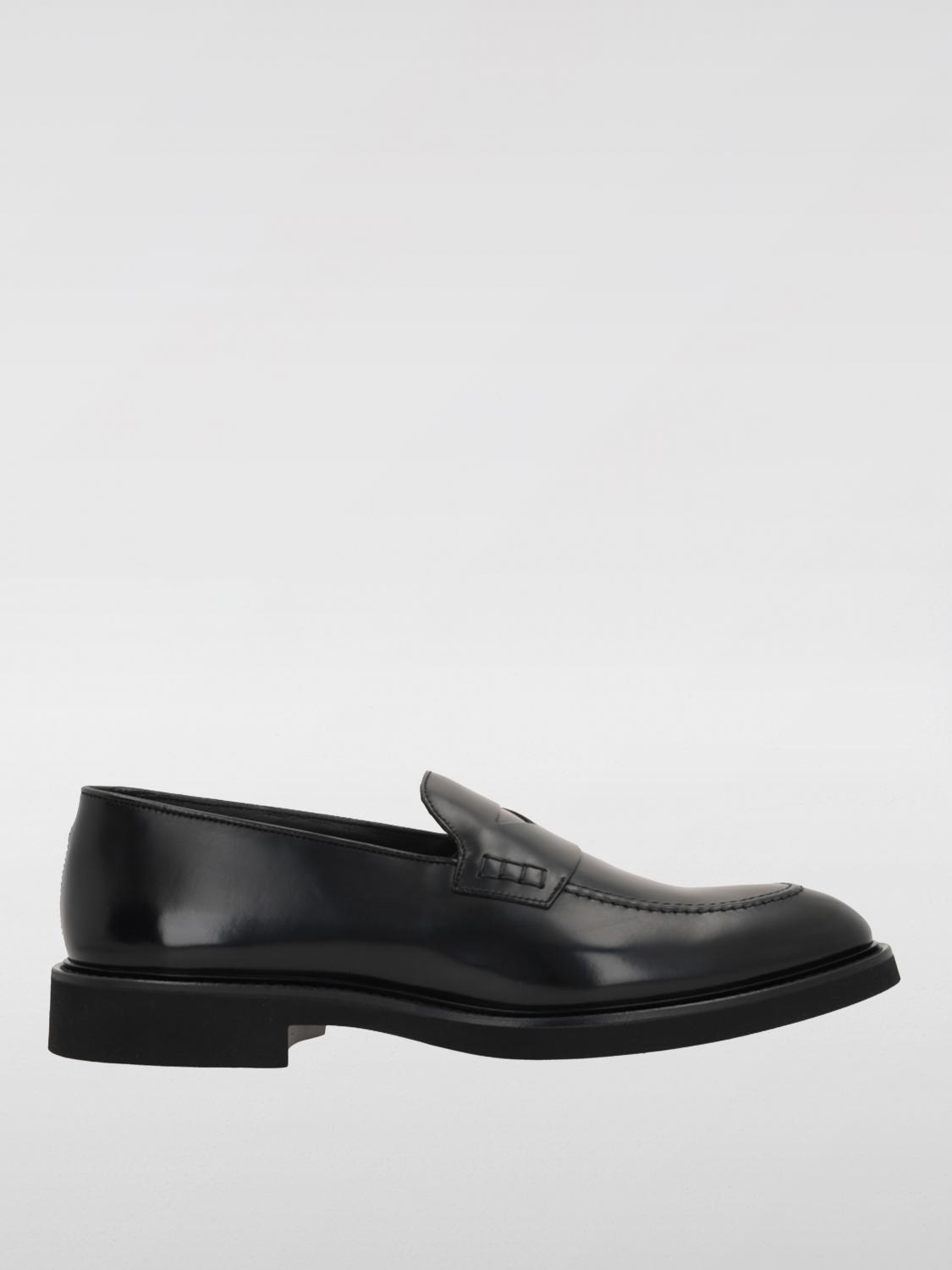 Shop Doucal's Loafers  Men Color Black In Schwarz