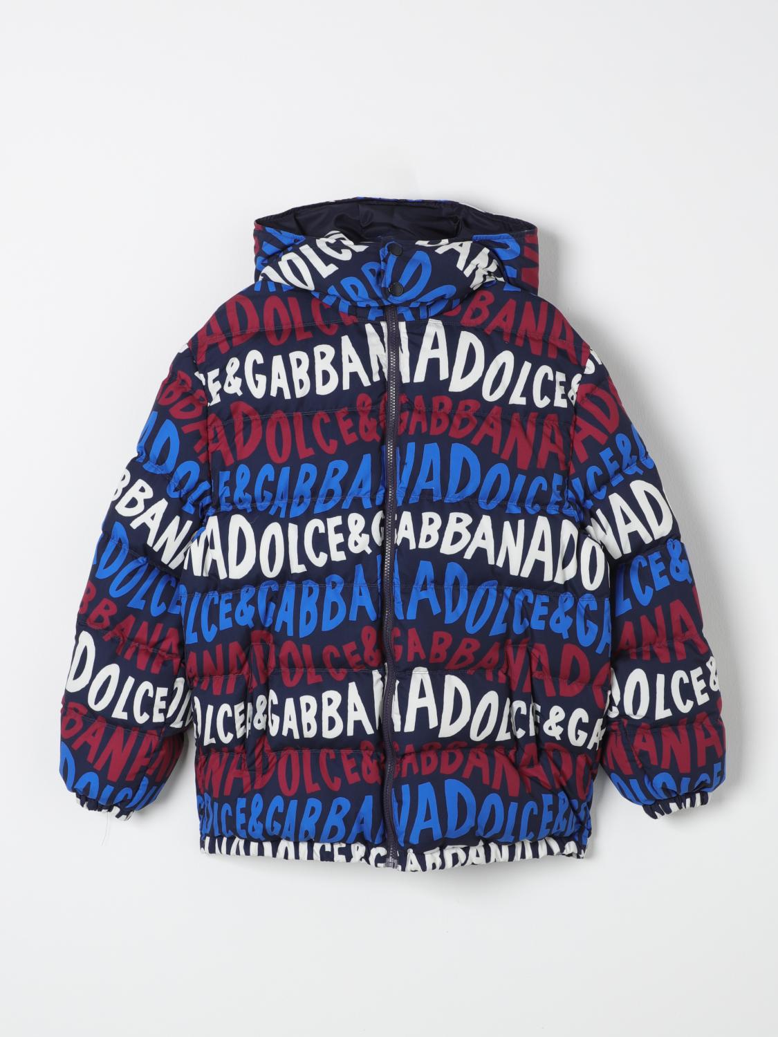 Shop Dolce & Gabbana Jacket  Kids Color Blue In Blau