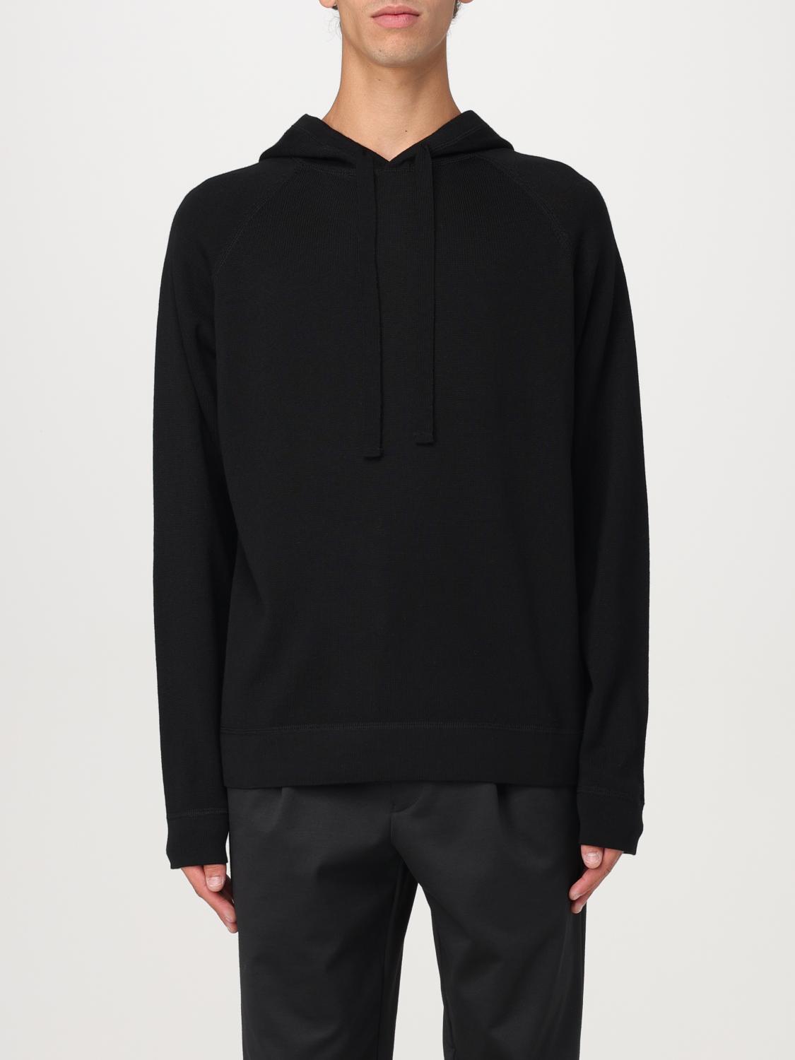 Shop Paolo Pecora Sweatshirt  Men Color Black In Schwarz