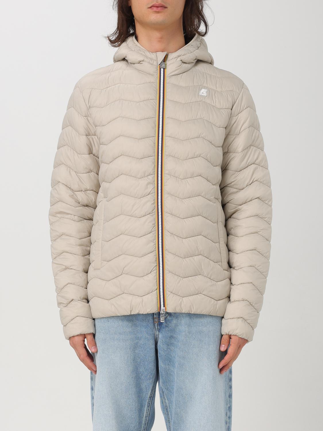 K-way Jacket  Men Color Beige In Beige