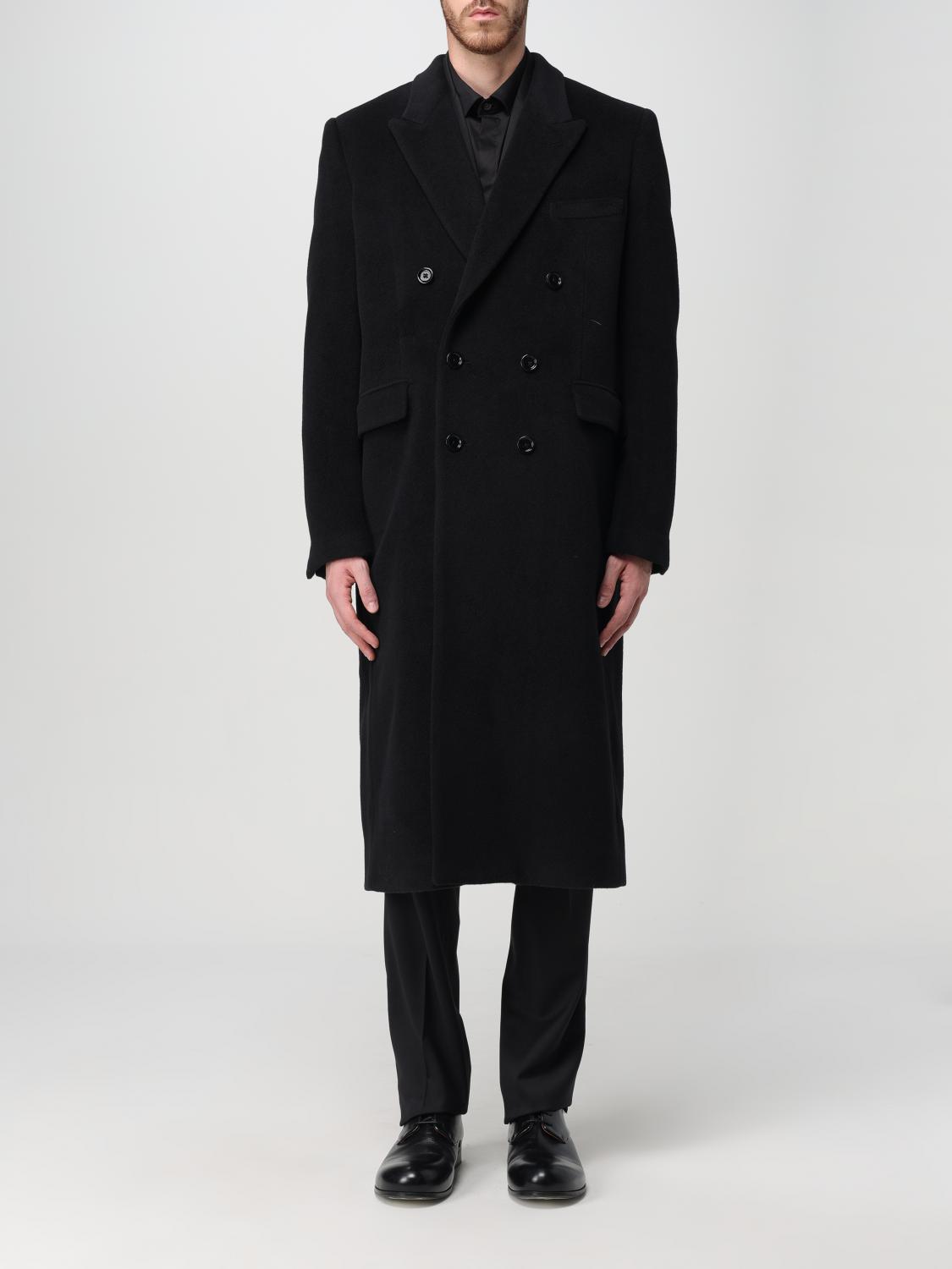 Shop Lardini Coat  Men Color Black In Schwarz