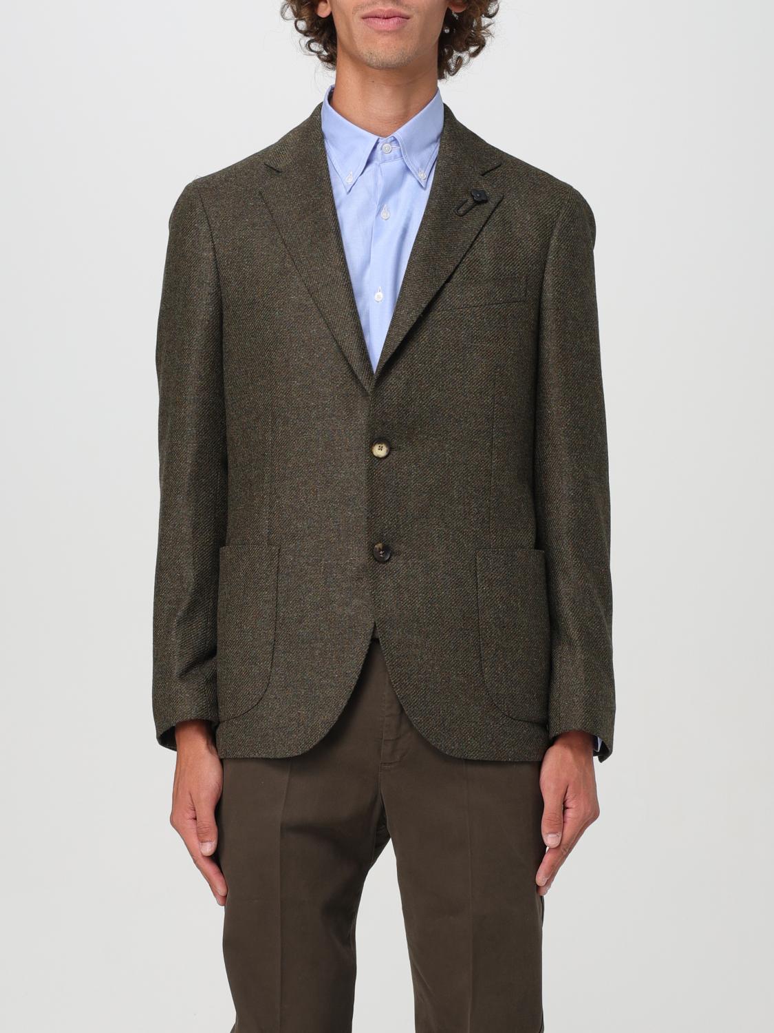 Lardini Blazer  Men Color Military