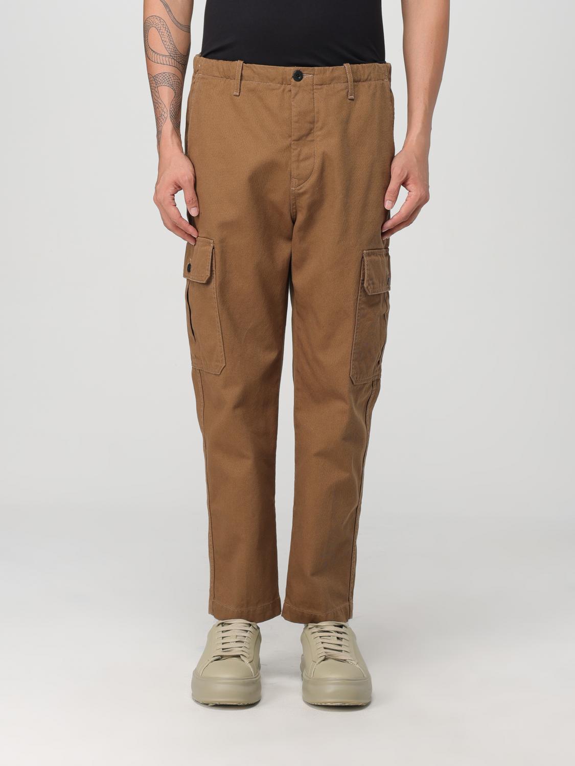 Shop Incotex Pants  Men Color Brown In Braun