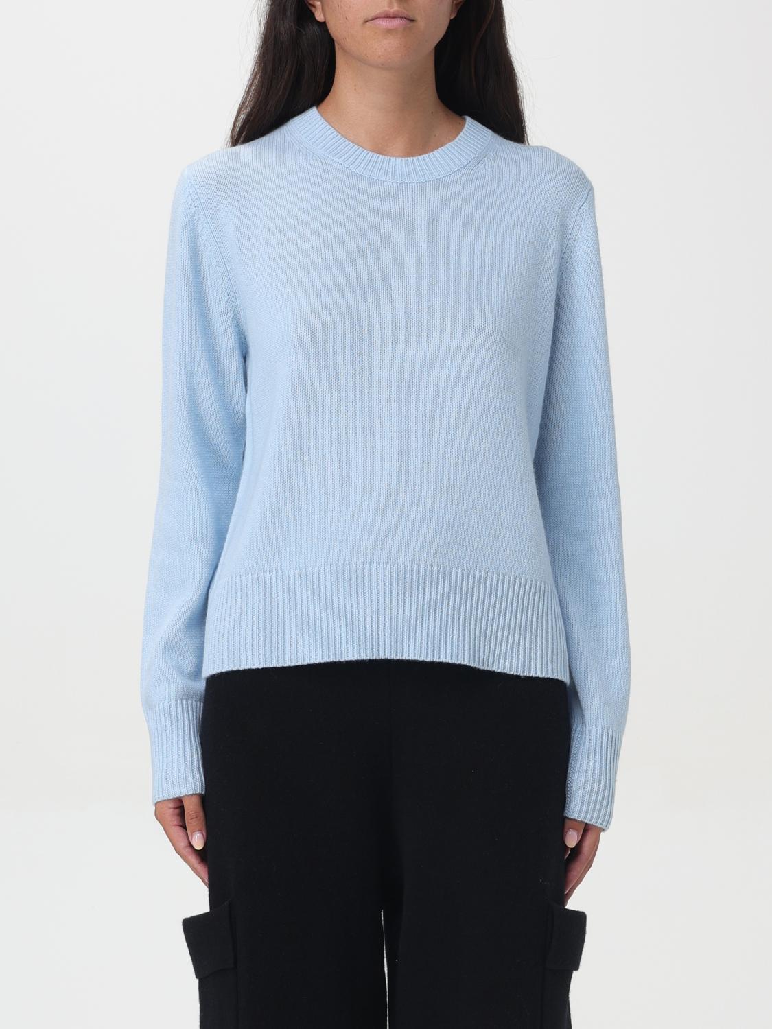 Shop Allude Sweater  Woman Color Blue In Blau