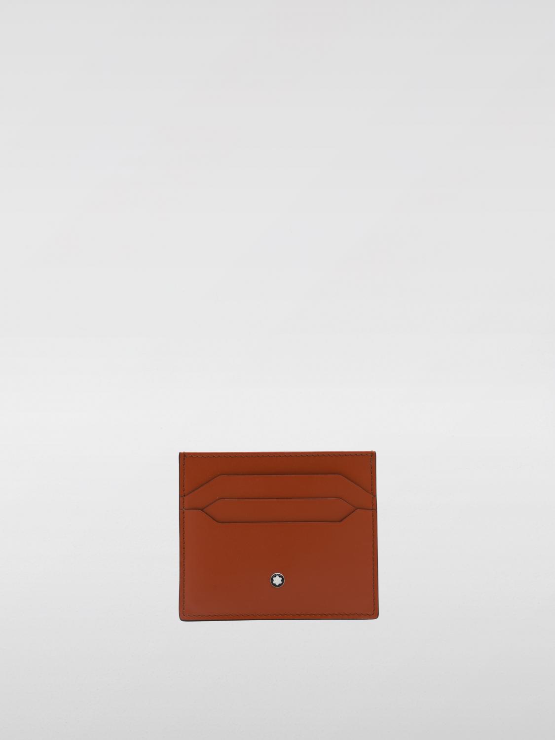 wallet montblanc men color rust