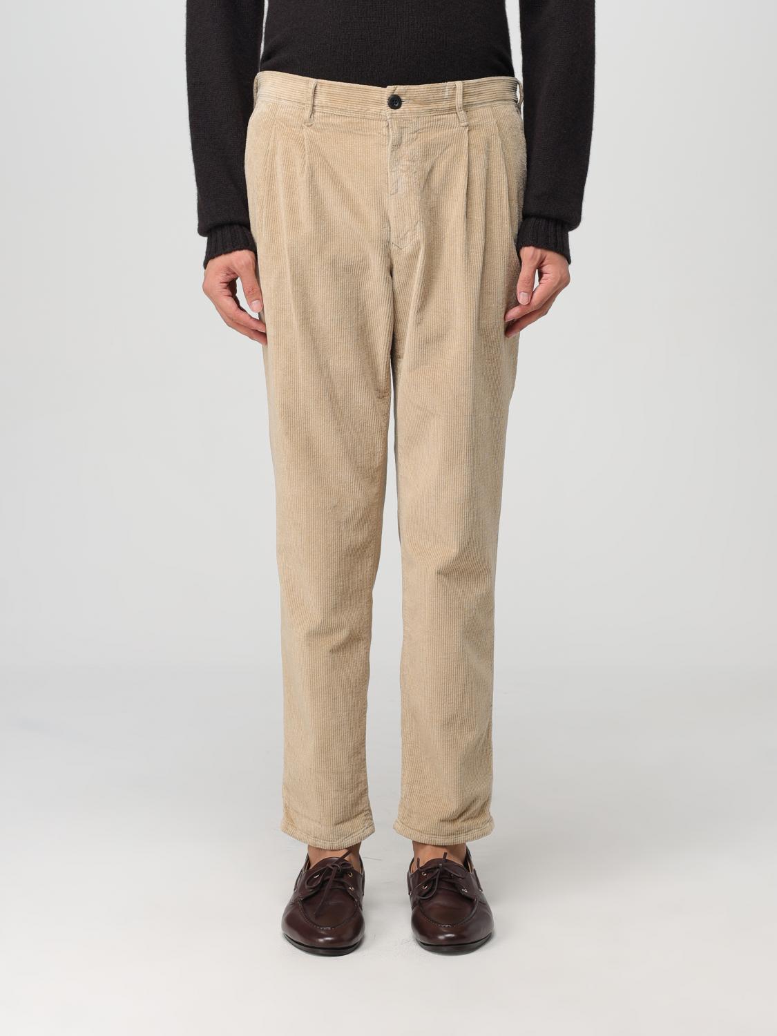 Shop Incotex Pants  Men Color Grey In Grau