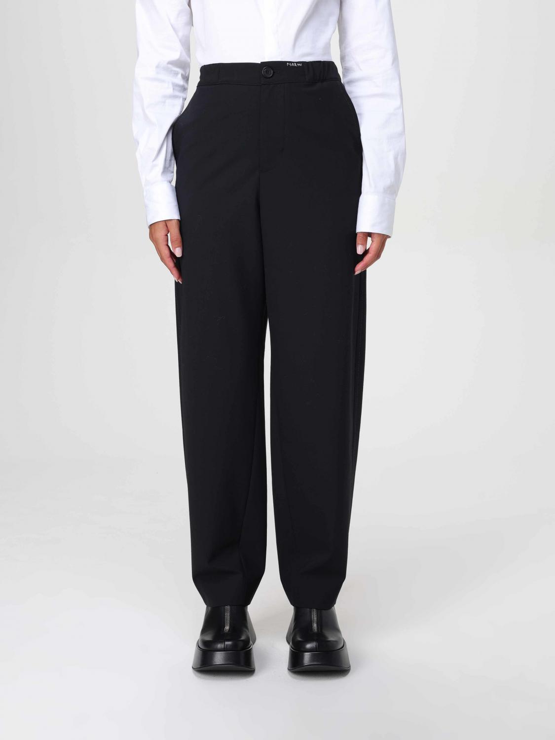 Marni Pants  Woman Color Black In Schwarz