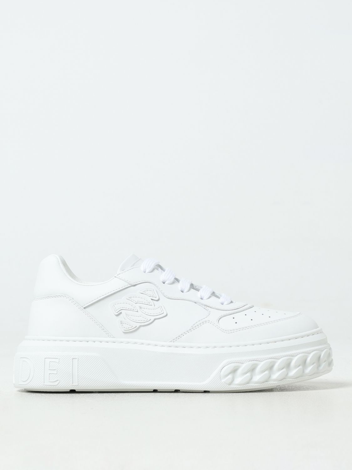 Shop Casadei Sneakers  Woman Color White In Weiss