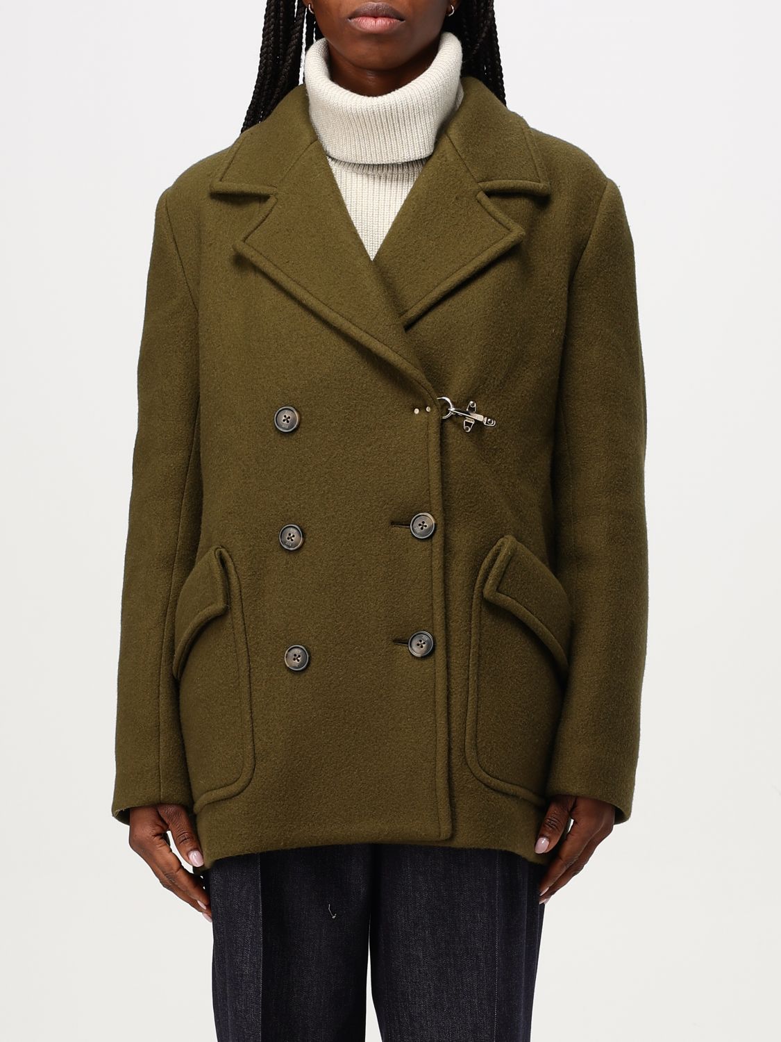 FAY COAT FAY WOMAN COLOR GREEN F92273012