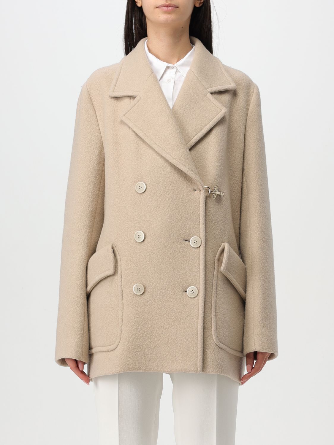 FAY COAT FAY WOMAN COLOR NATURAL F92273067