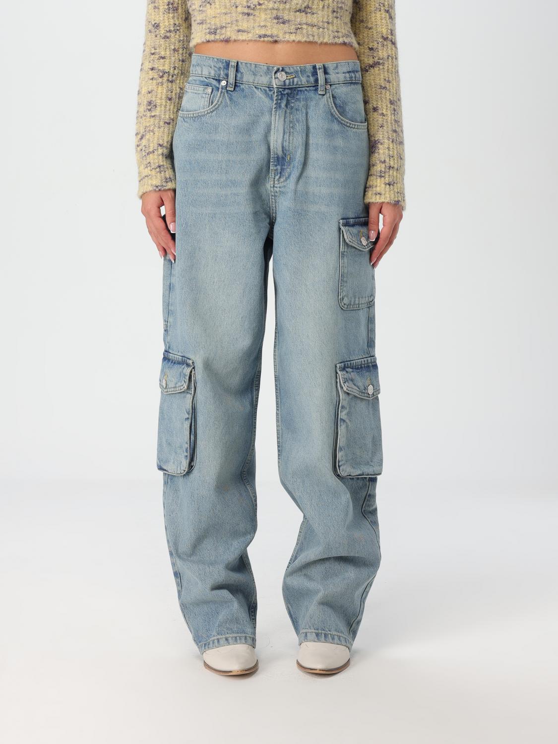 Shop Moschino Jeans Jeans  Woman Color Denim