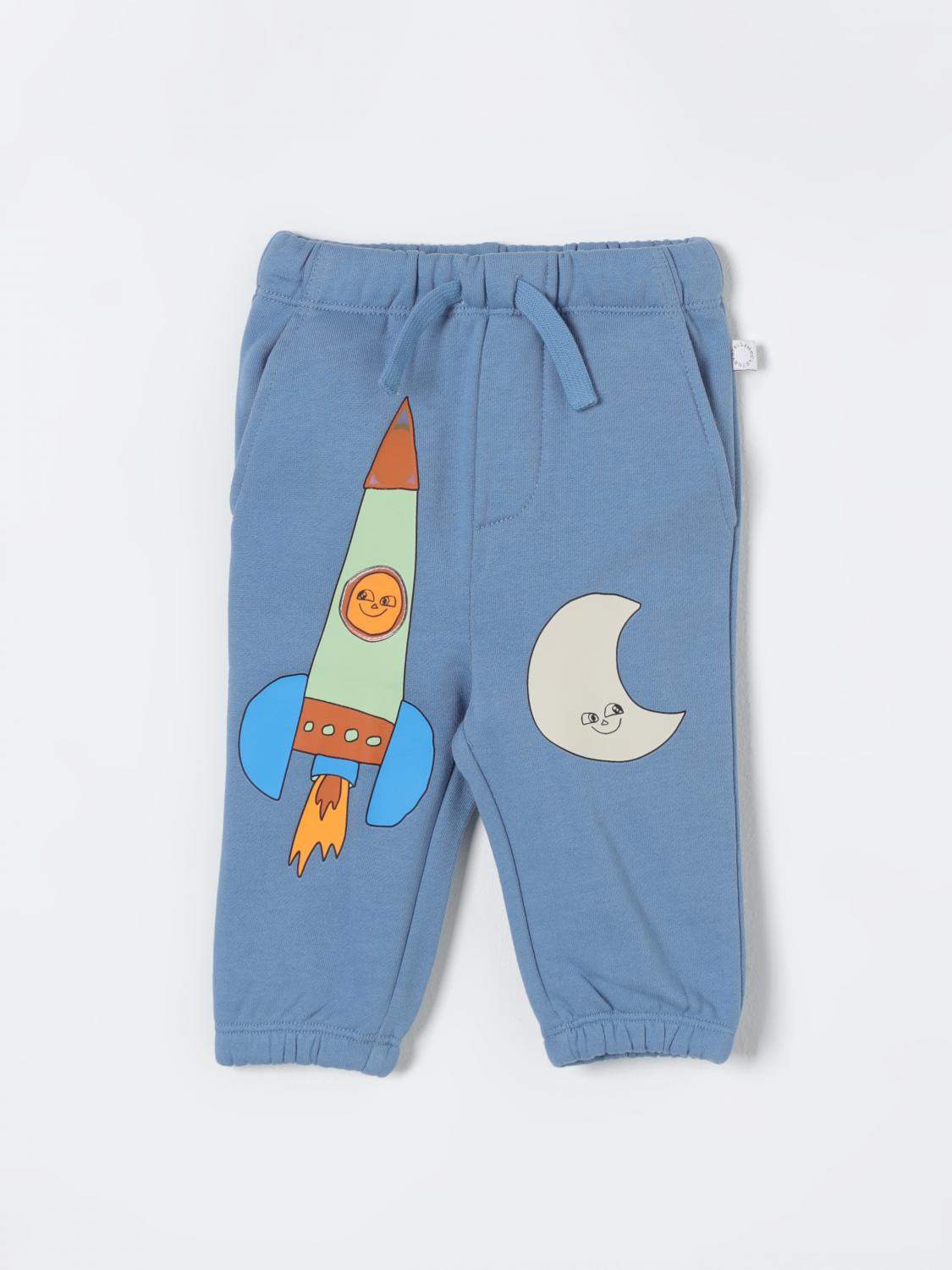 Shop Stella Mccartney Pants  Kids Kids Color Blue In Blau