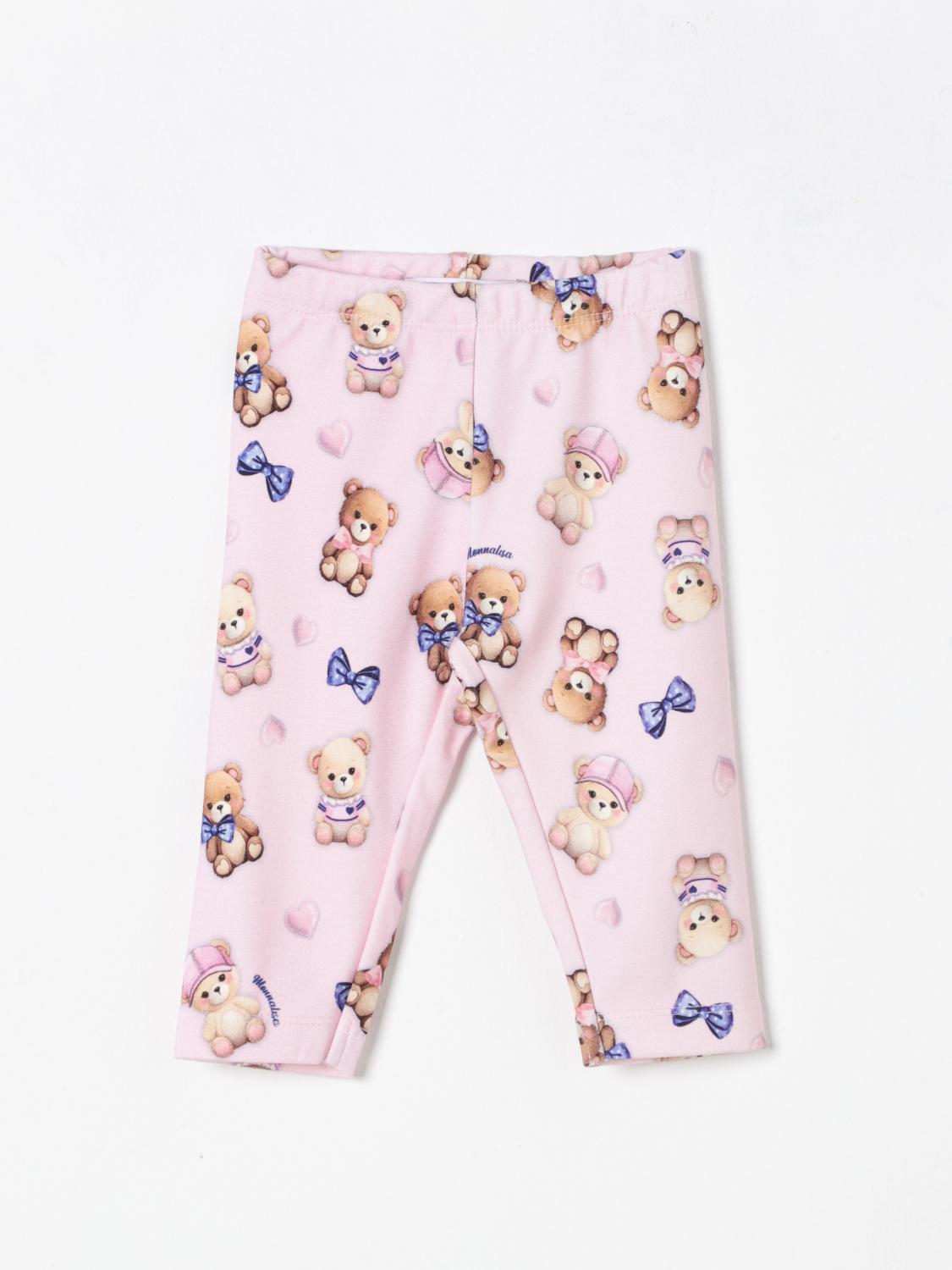 Shop Monnalisa Pants  Kids Color Pink