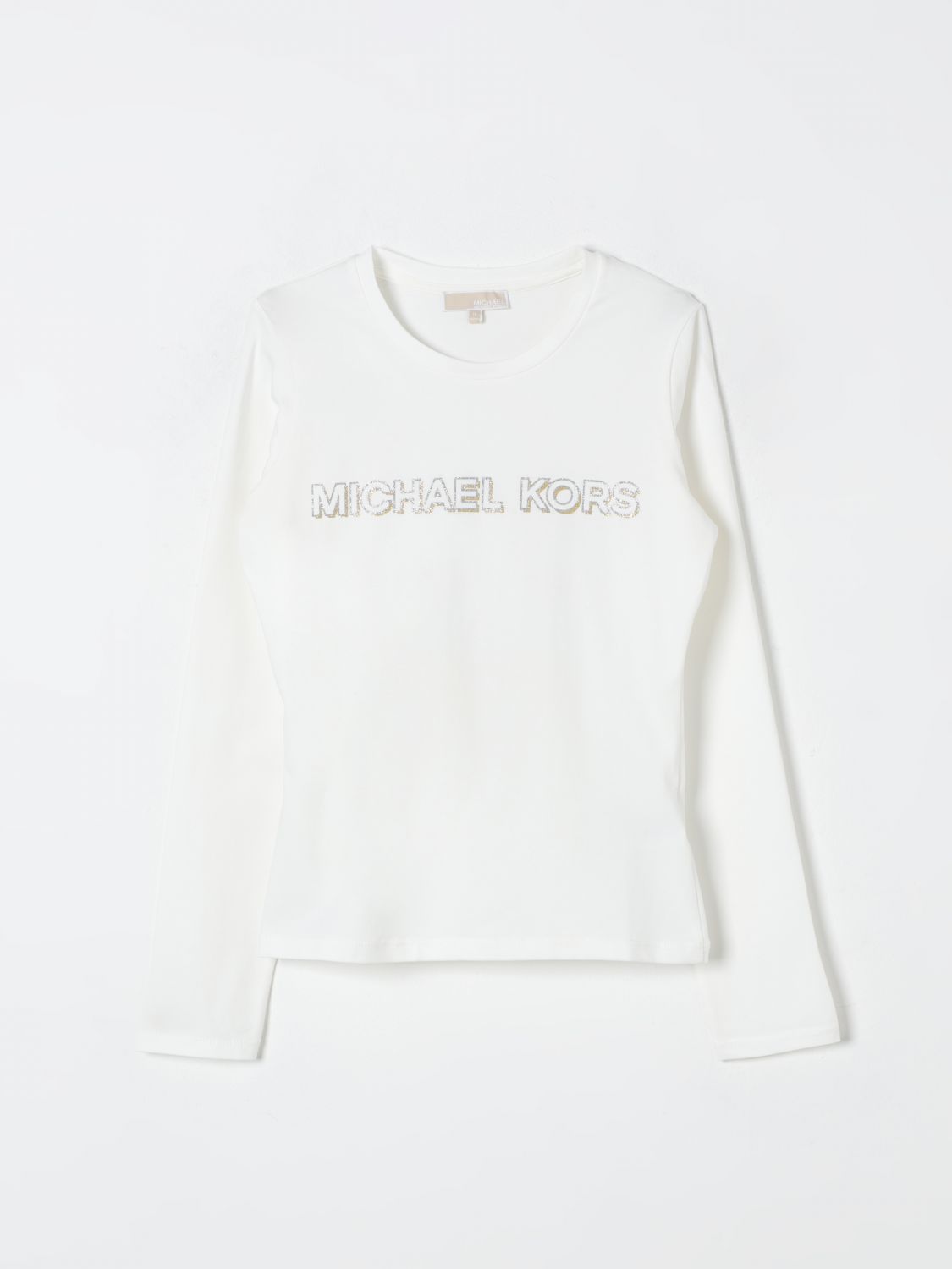 Shop Michael Michael Kors T-shirt  Kids Color White In Weiss