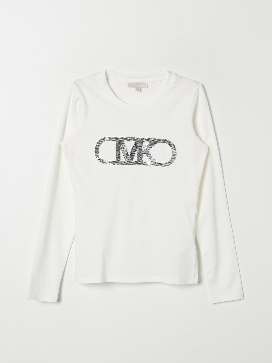 Shop Michael Michael Kors T-shirt Michael Kors Kids Color White In Weiss