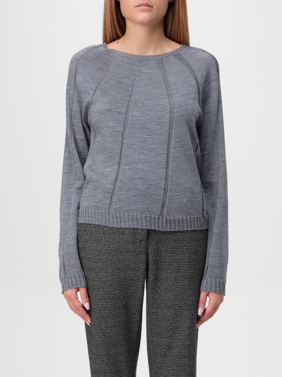 Liviana Conti Sweater Woman Color Grey In Grau