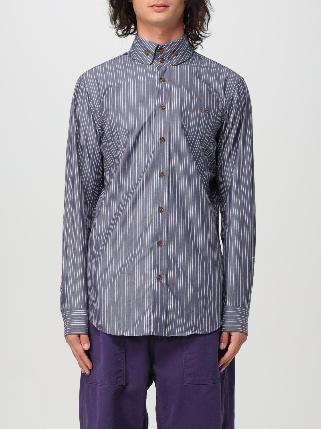 VIVIENNE WESTWOOD SHIRT VIVIENNE WESTWOOD MEN COLOR BLUE F92537009