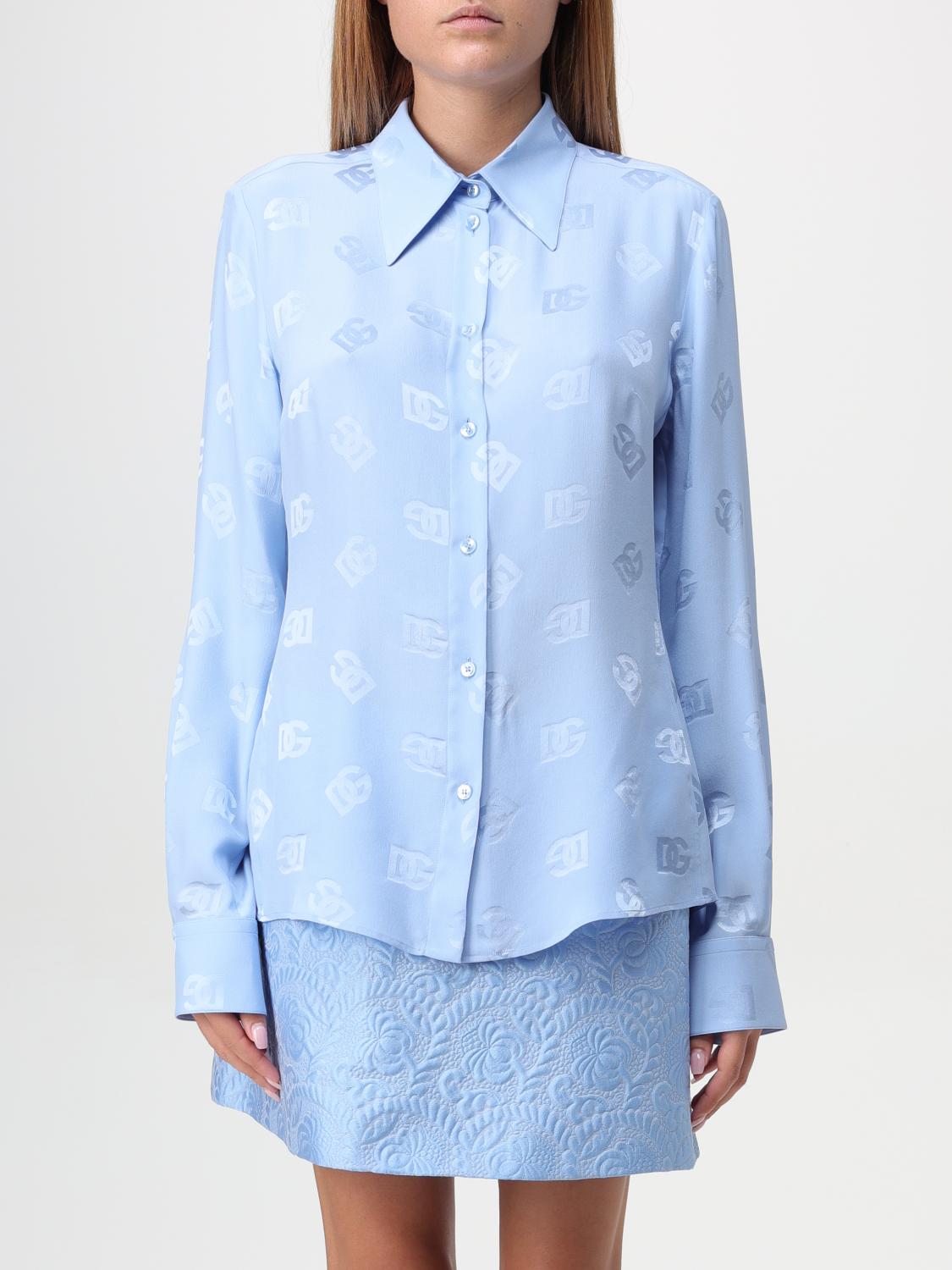 Shop Dolce & Gabbana Shirt  Woman Color Wisteria In Glyzinien