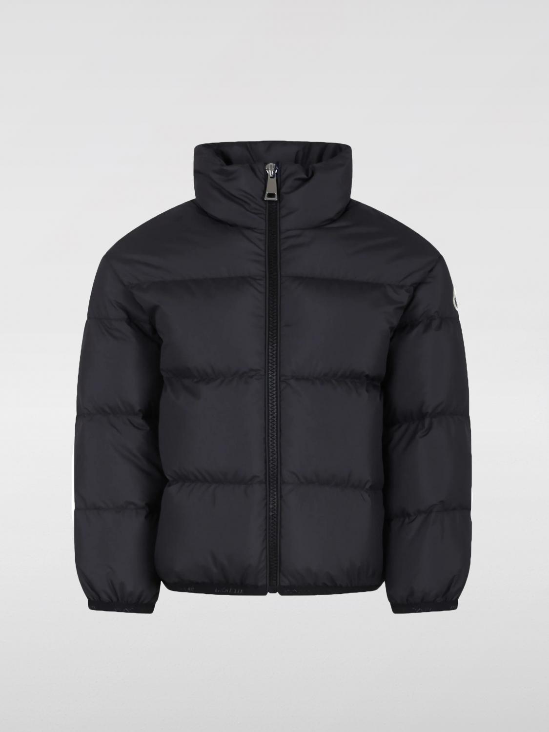 Shop Moncler Jacket  Kids Color Black In Schwarz