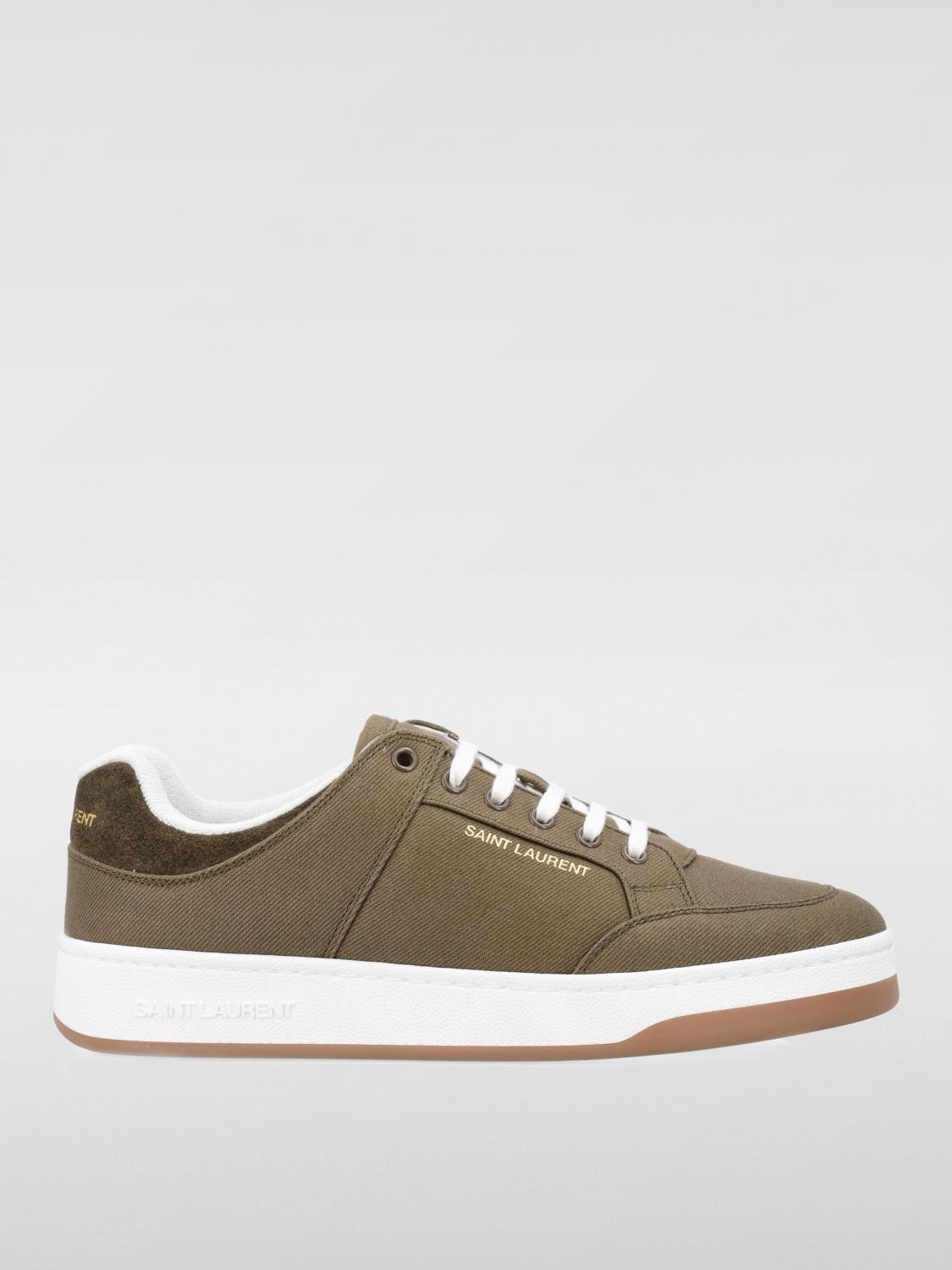 Shop Saint Laurent Sneakers  Men Color Green In Grün