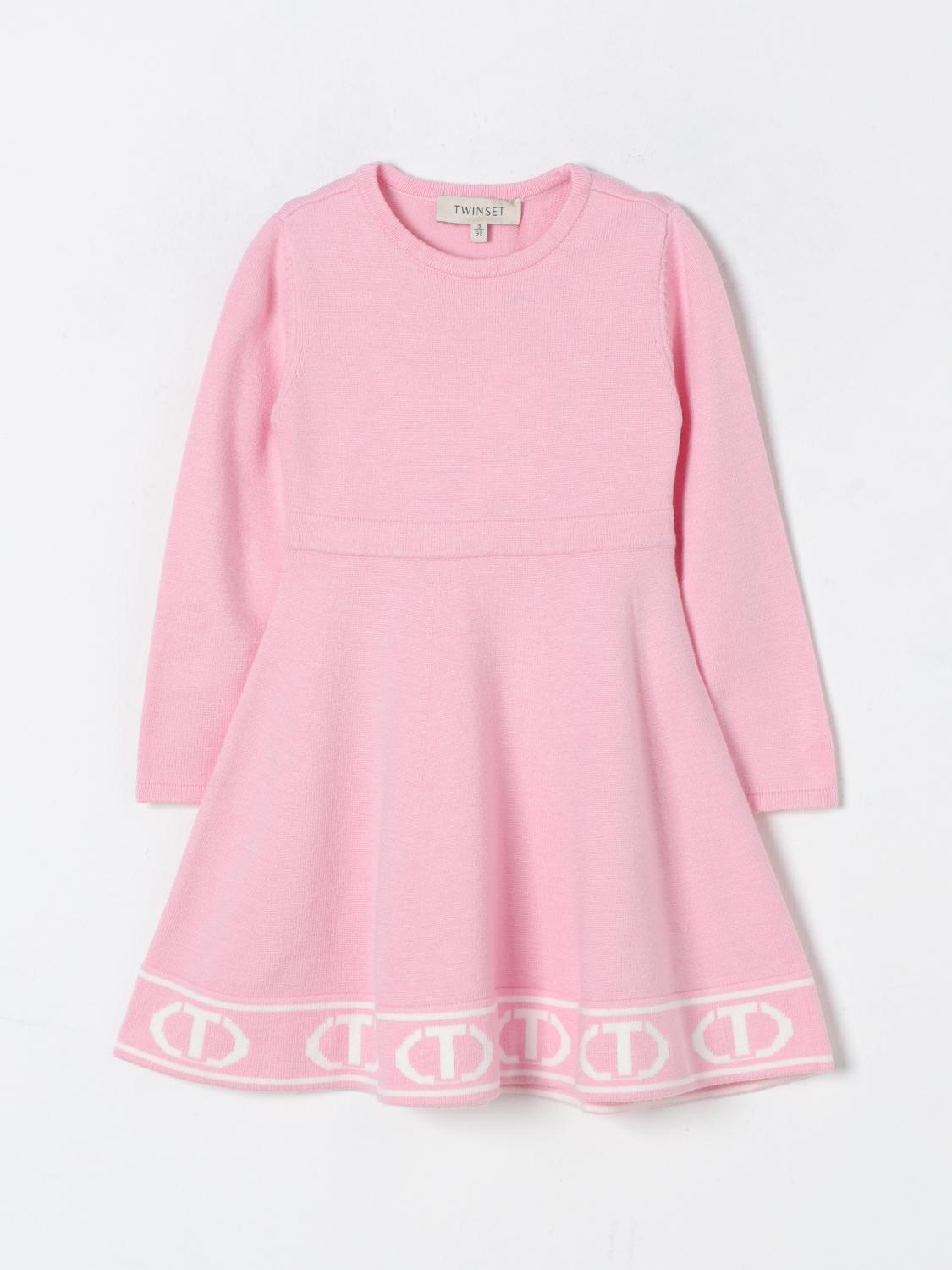 Shop Twinset Dress  Kids Color Pink