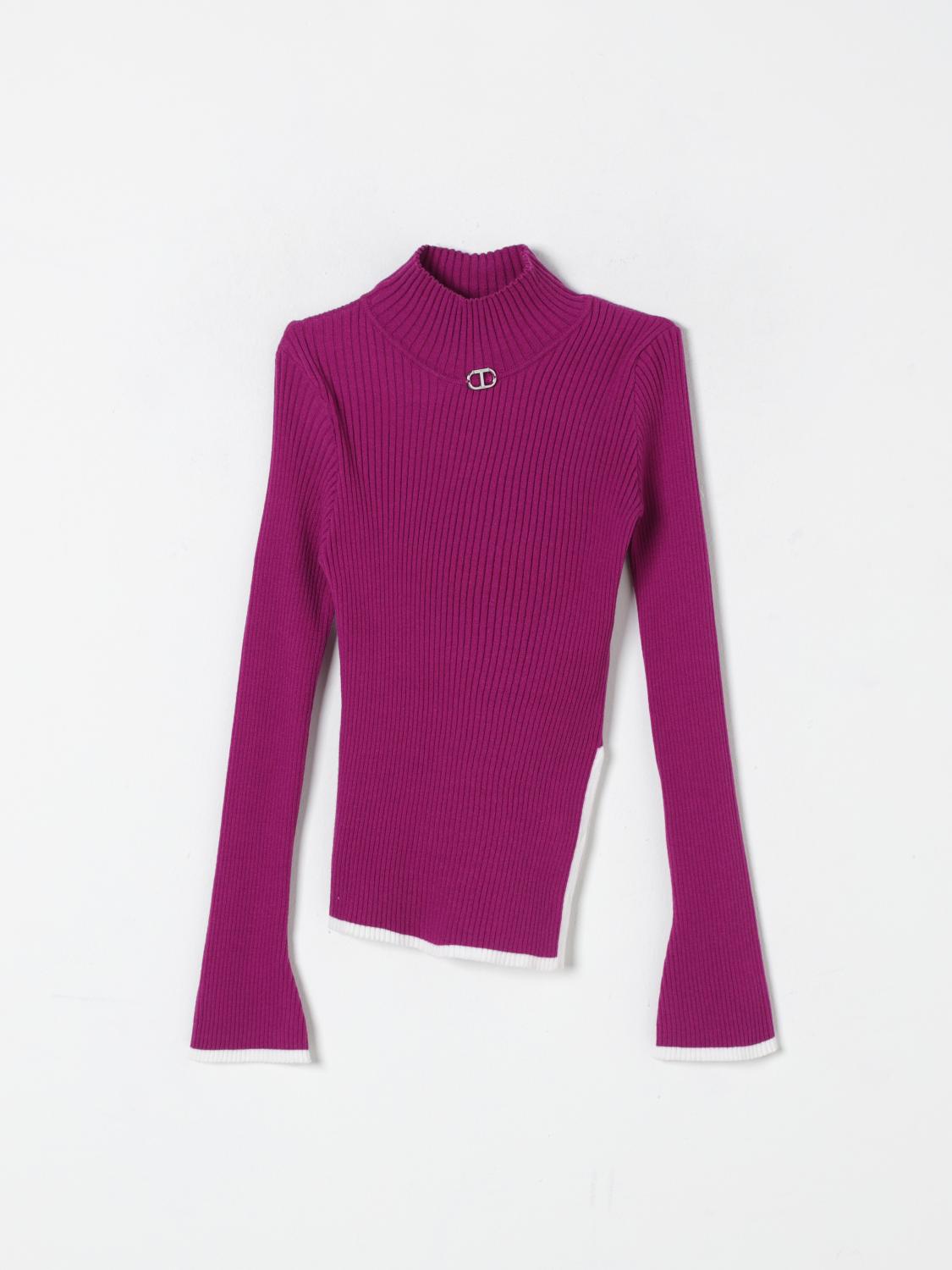 Shop Twinset Sweater  Kids Color Fuchsia