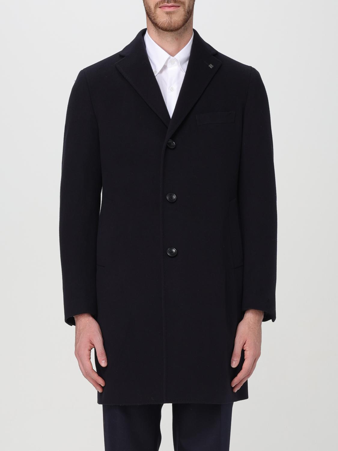 TAGLIATORE Coat Men color Blue TAGLIATORE