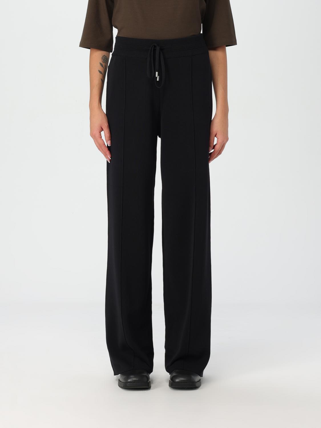 Shop Pinko Pants  Woman Color Black In Schwarz