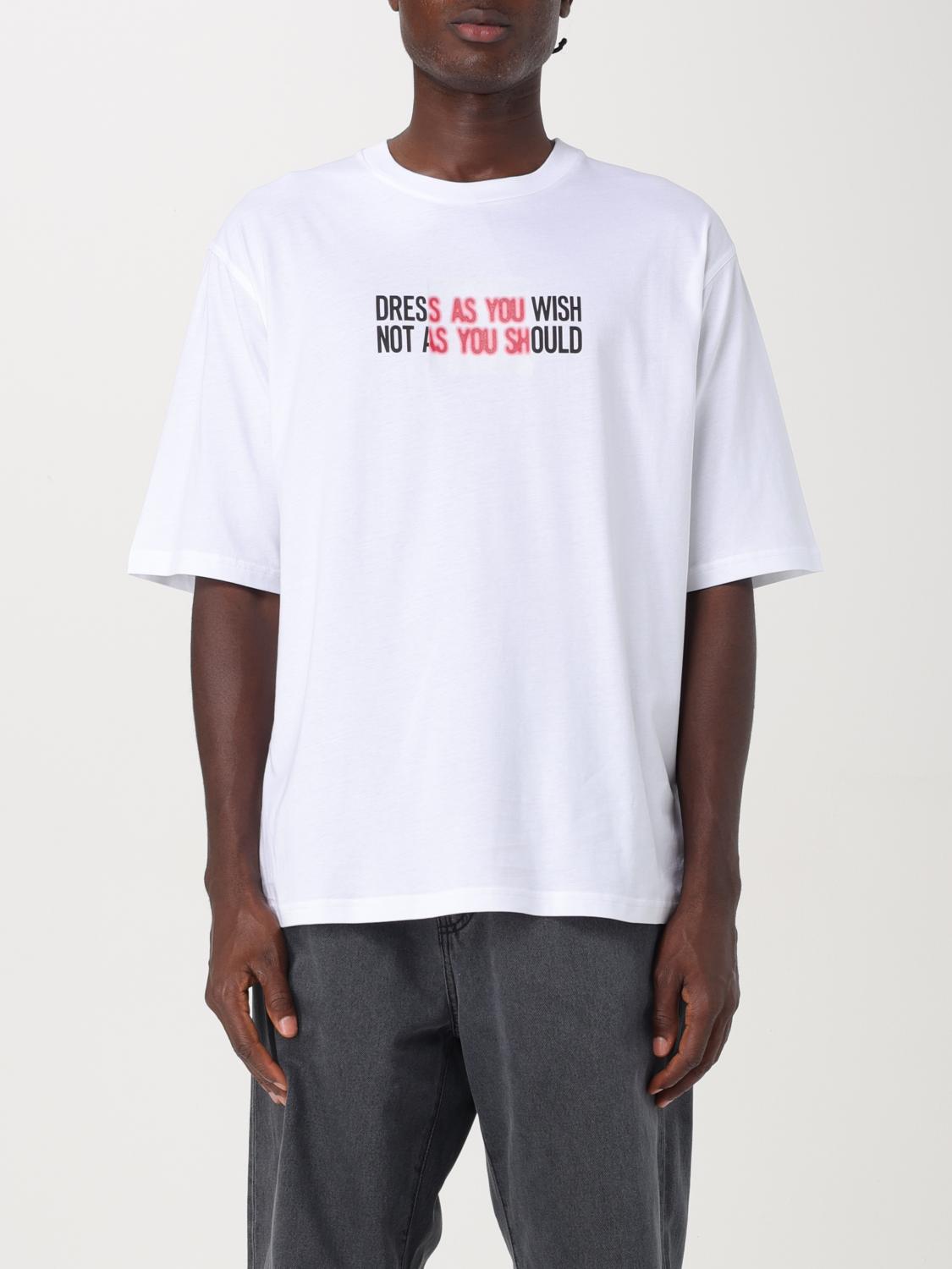 Moschino T-shirt With Logo In Weiss
