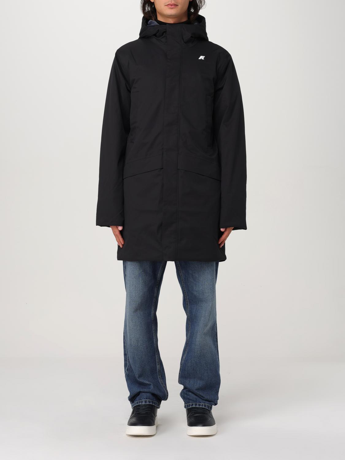 K-way Coats Black In Schwarz