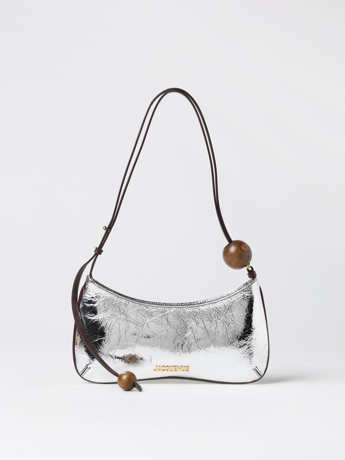 JACQUEMUS SHOULDER BAG JACQUEMUS WOMAN COLOR SILVER F92958061