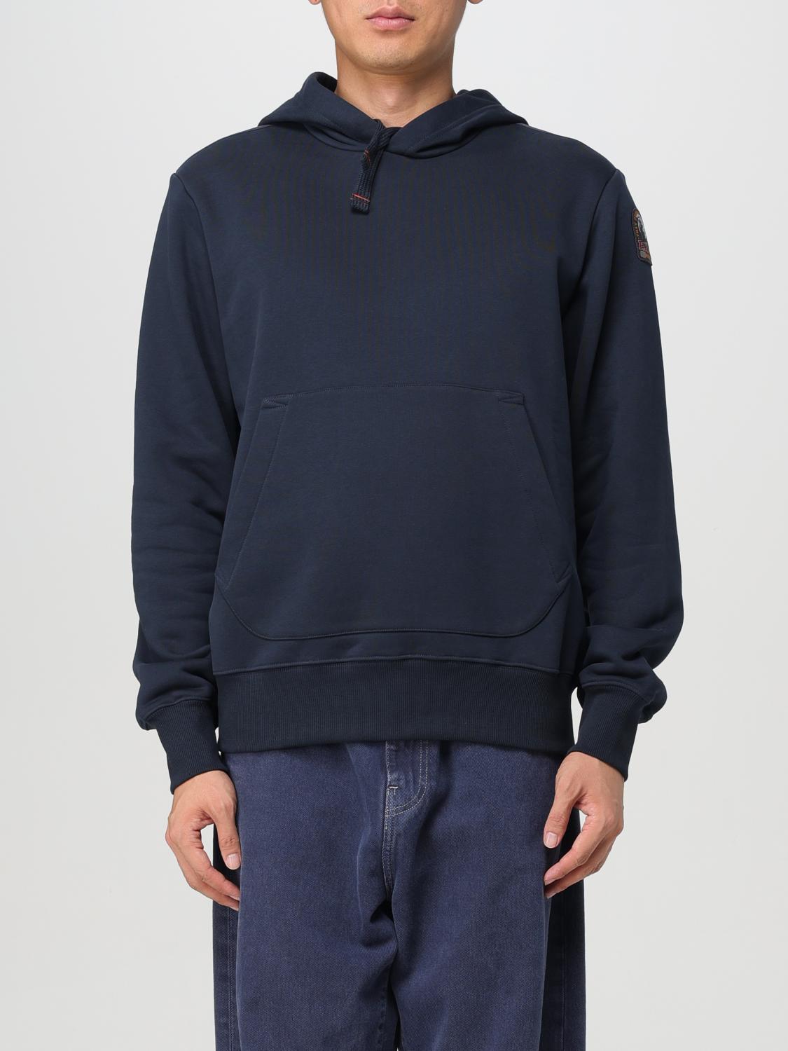 Shop Parajumpers Sweatshirt  Men Color Navy