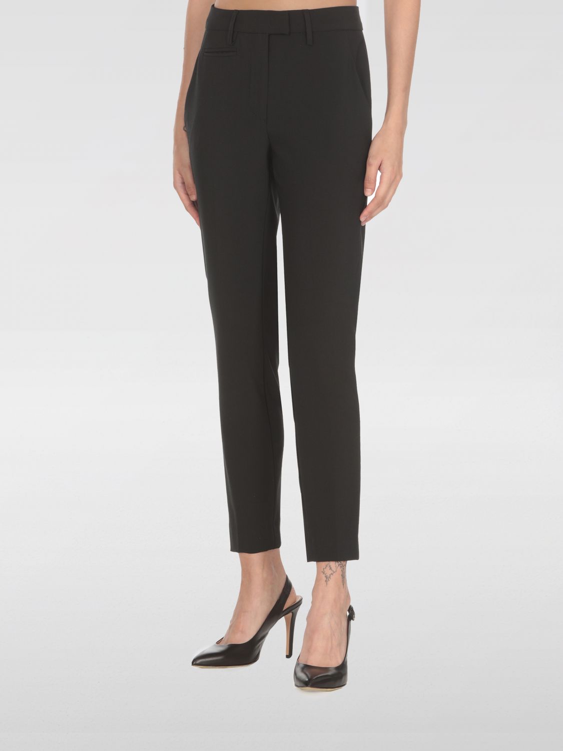 Dondup Pants  Woman Color Black In Schwarz