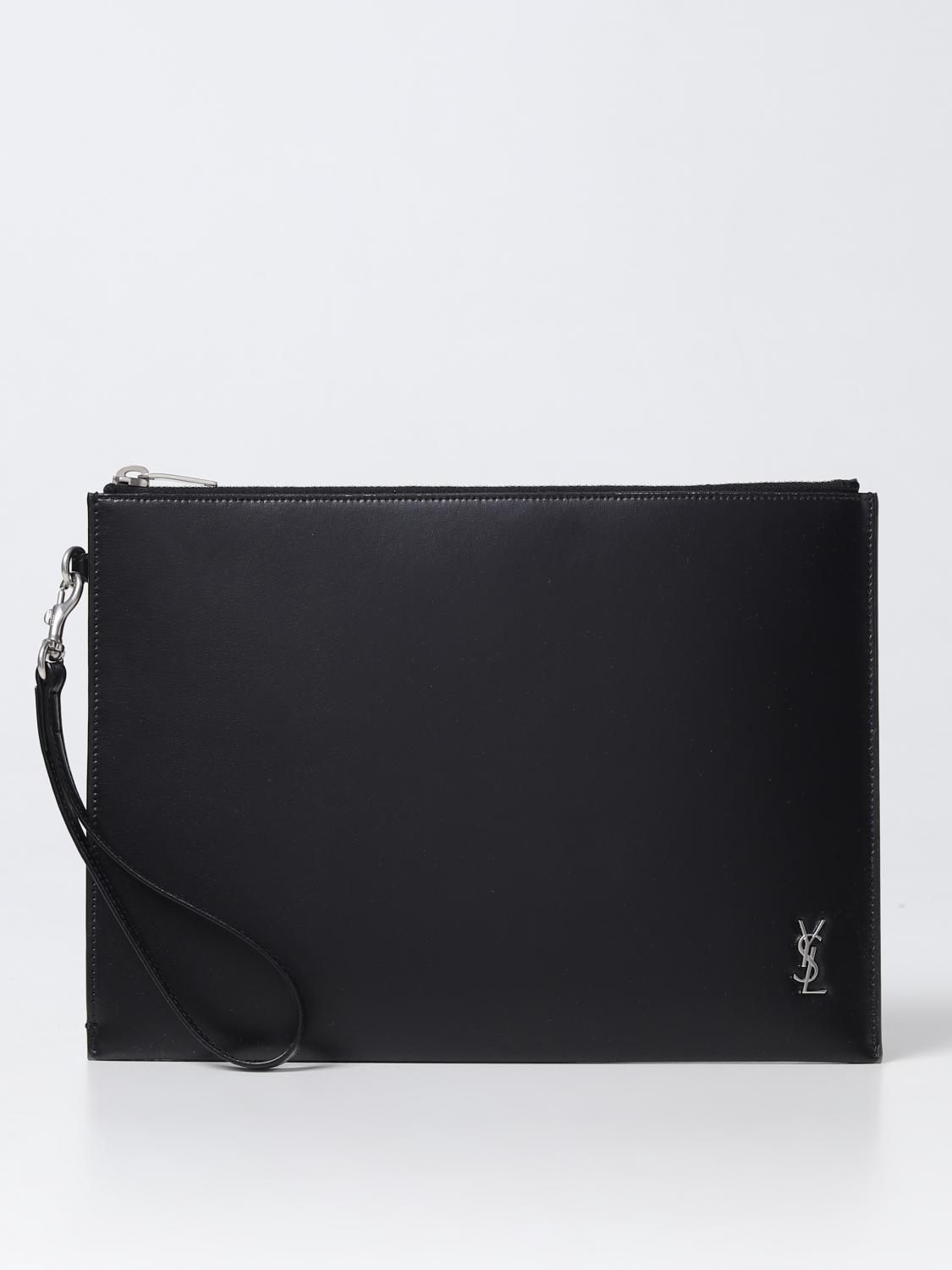 Saint Laurent SAINT LAURENT Briefcase Men color Black　SAINT LAURENT ブリーフケース メンズ カラー ブラック