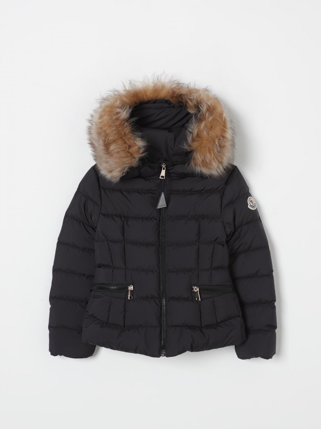 Shop Moncler Jacket  Kids Color Black In Schwarz