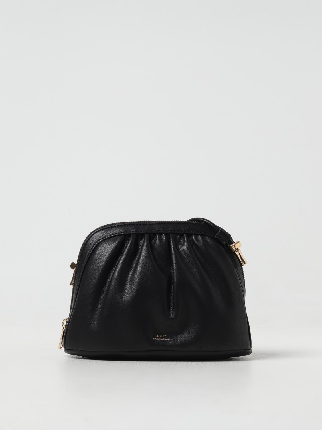 Shop Apc Crossbody Bags A.p.c. Woman Color Black