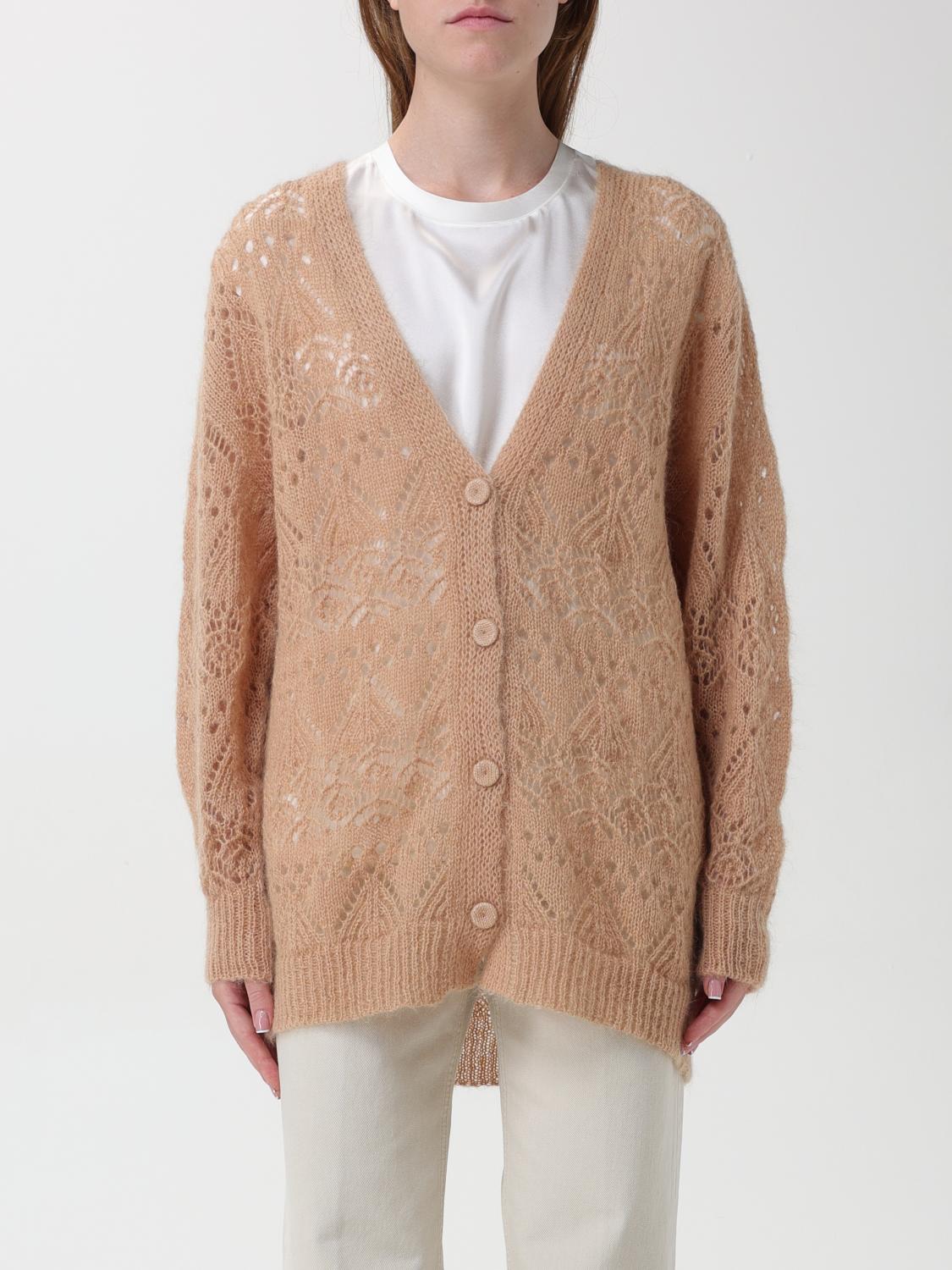 Shop Twinset Cardigan  Woman Color Beige