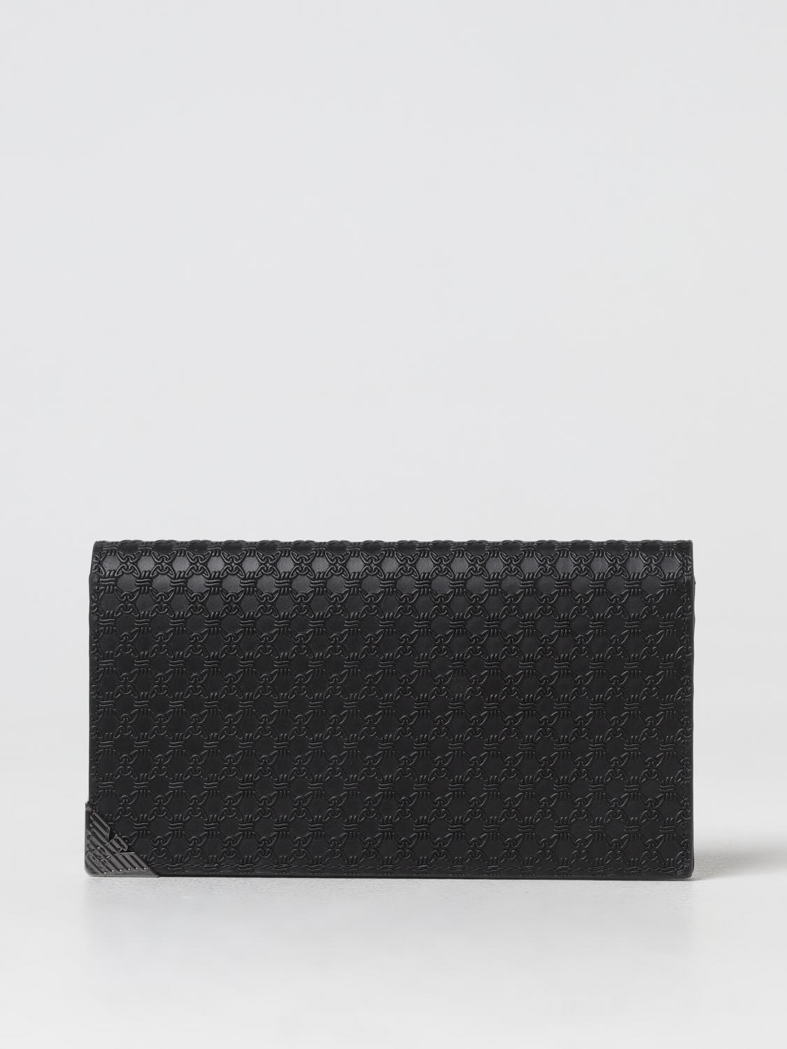 Emporio Armani Wallet Men Color Black In 黑色