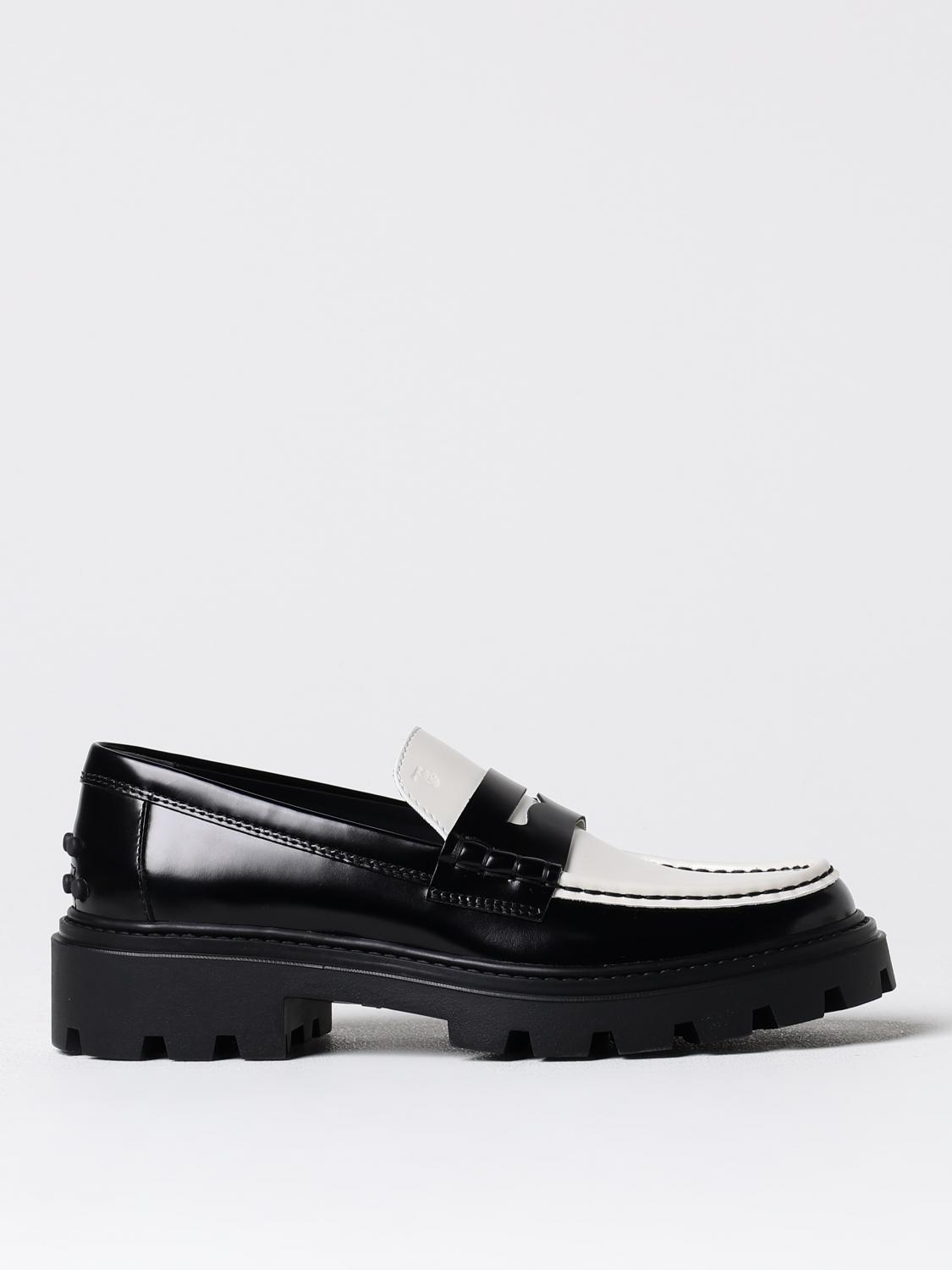 Shop Tod's Loafers  Woman Color Black In Schwarz