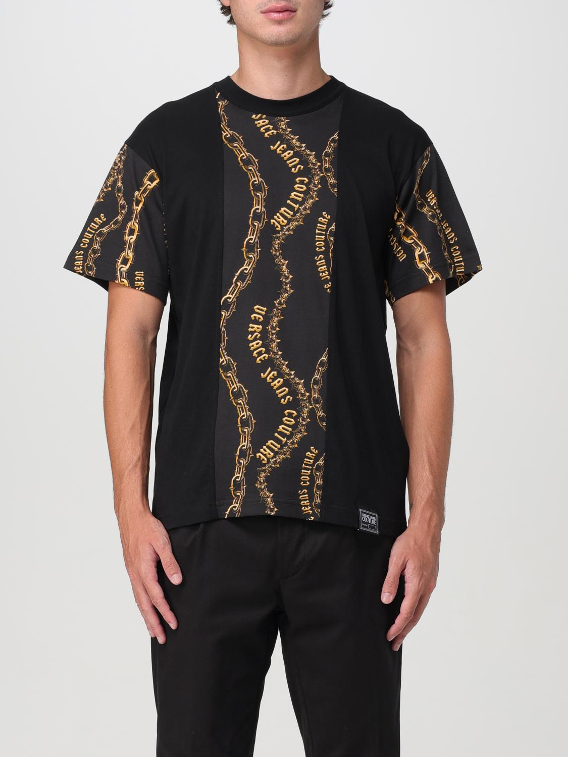 VERSACE JEANS COUTURE T-SHIRT VERSACE JEANS COUTURE MEN COLOR BLACK 1 F93281214