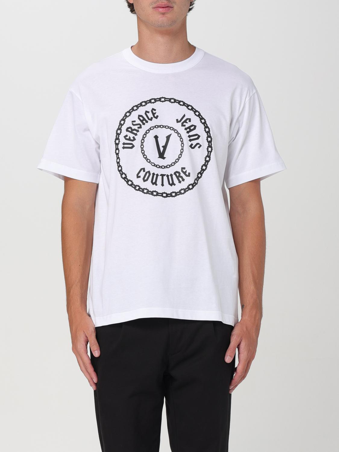 VERSACE JEANS COUTURE T-SHIRT VERSACE JEANS COUTURE MEN COLOR WHITE F93288001