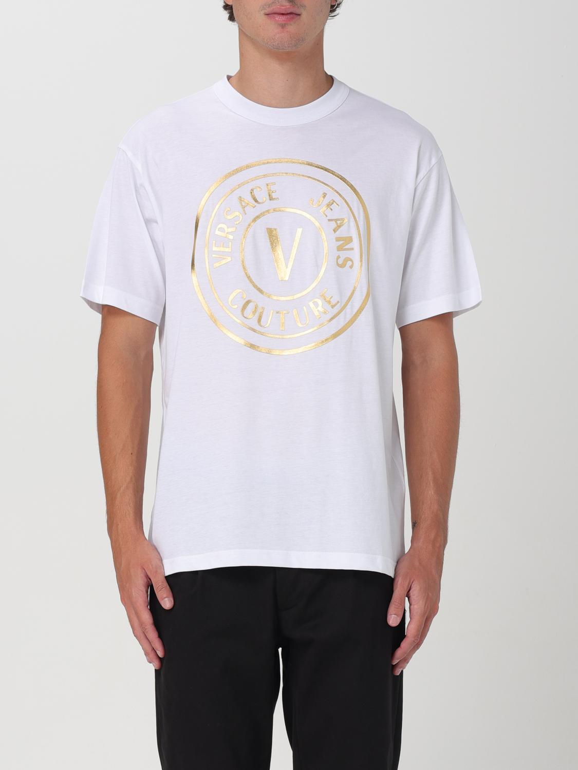 VERSACE JEANS COUTURE T-SHIRT VERSACE JEANS COUTURE MEN COLOR WHITE F93291001