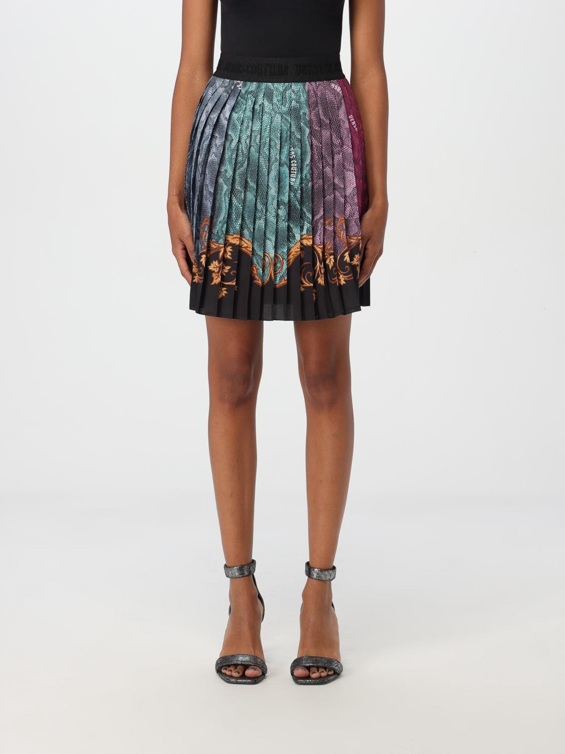 Versace Jeans Couture Skirt Woman Color Multicolor In Bunt